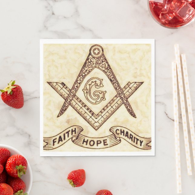 Freemason Napkins (Insitu)