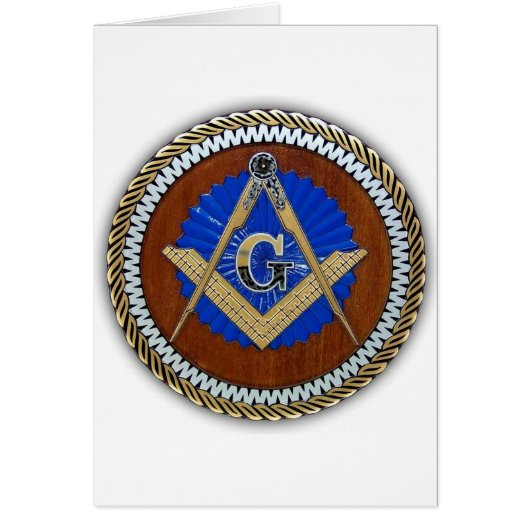 freemason NWO conspiracy square & compass Cards (Front)
