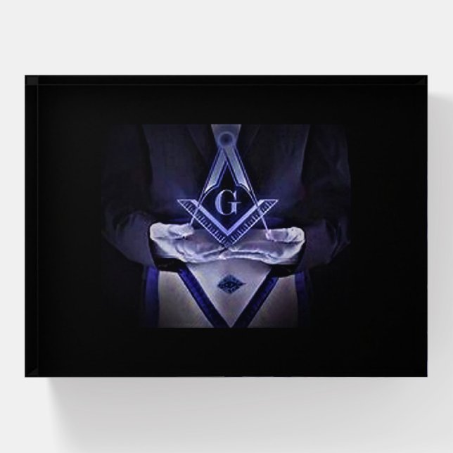 Freemason Paperweight (Front)