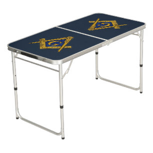 Freemason Party BBQ Masonic Freemasonry Beer Pong Table