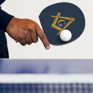 Freemason Party BBQ Masonic Freemasonry Ping Pong Paddle