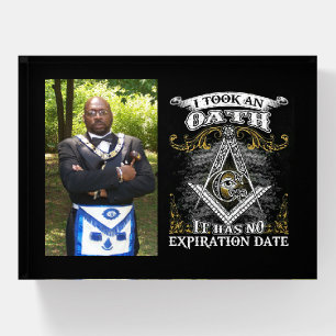 Freemason Photo Paperweight