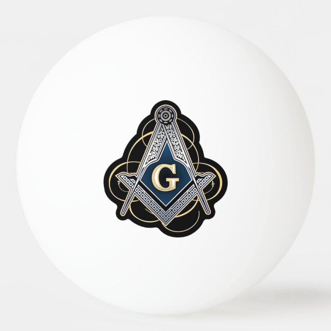 Freemason Ping Pong Ball (Front)