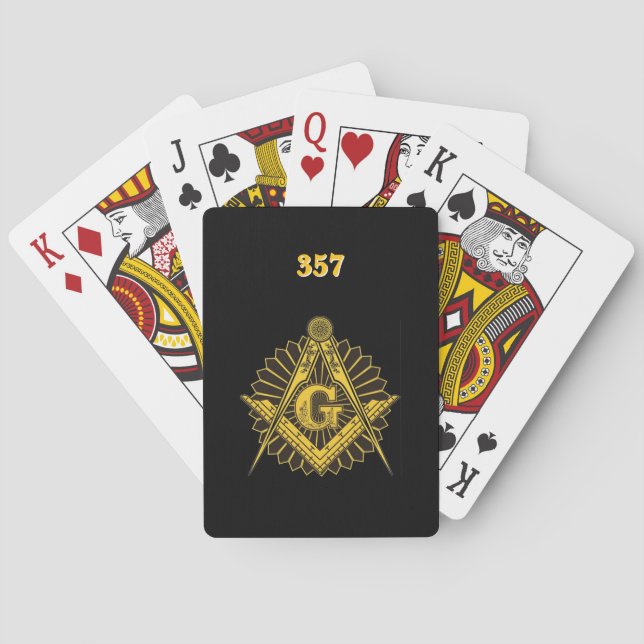 Freemason Poker Cards (Back)