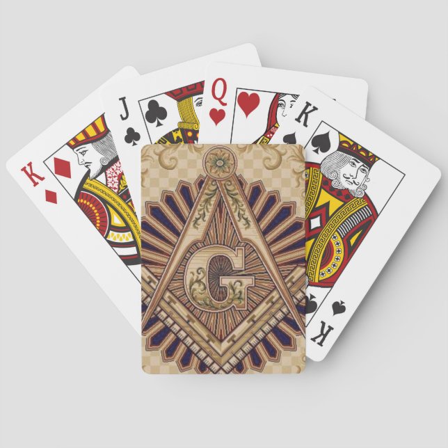 Freemason Poker Cards (Back)