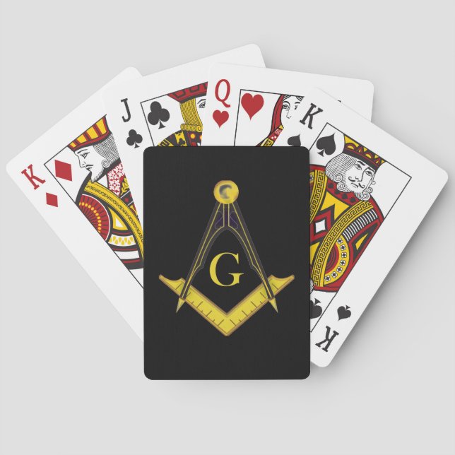 Freemason Poker Cards (Back)