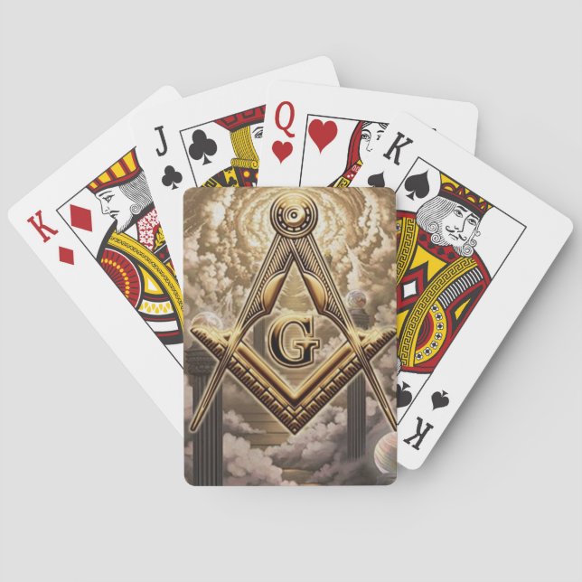 Freemason Poker Cards (Back)