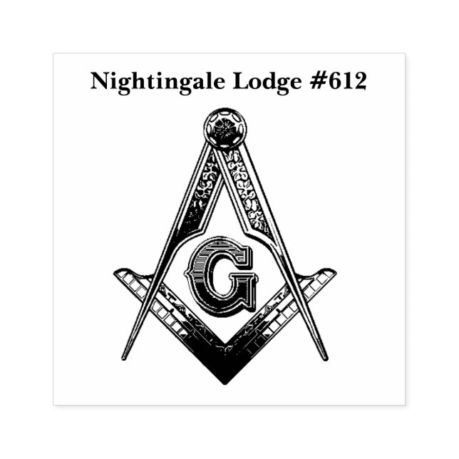 Freemason Rubber Stamp (Imprint)