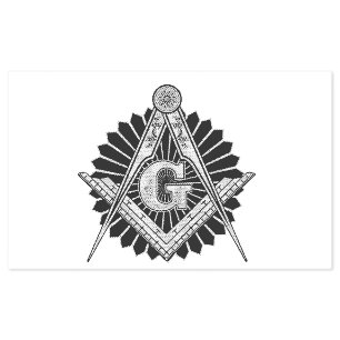 Freemason  self-inking stamp