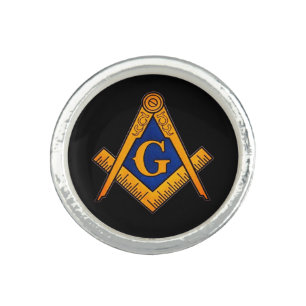Freemason Square and Compass Charity Masonic Ring