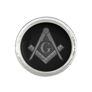 Freemason Square and Compass Charity Masonic Ring
