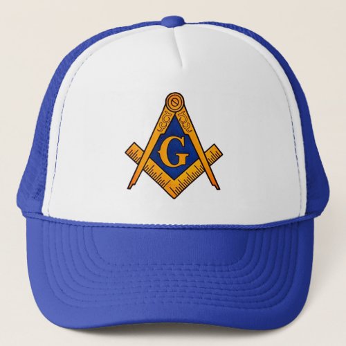 Freemason Square and Compass Charity Masonic  Trucker Hat