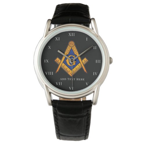 Freemason Square and Compass Charity Masonic Watch