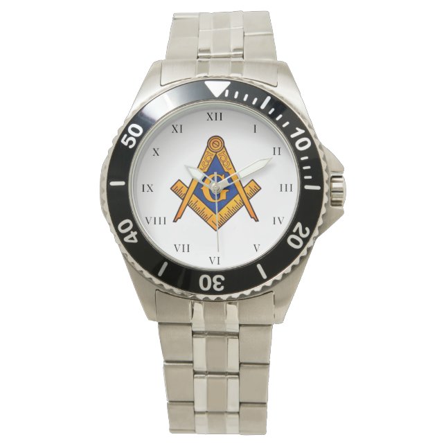 Freemason Square and Compass Charity Masonic Watch (Front)
