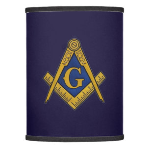 Freemason Square and Compass Masonic Gift Lamp Shade