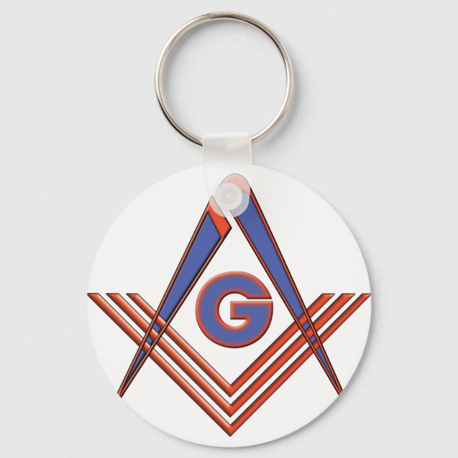 Freemason symbol keychain (Front)