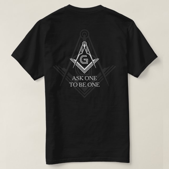 Freemason T-shirt - Custom Masonic Tee, Black | Zazzle