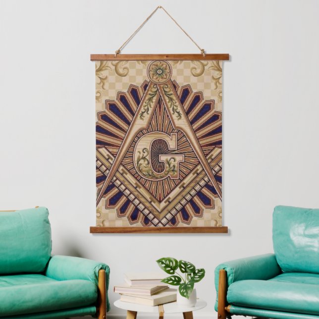 Freemason Tapestry (Living Room)
