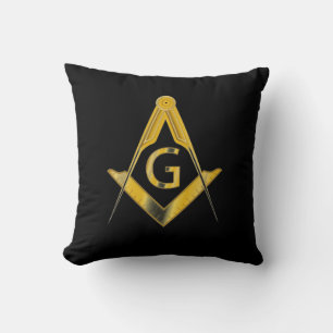 Freemason Throw Pillow