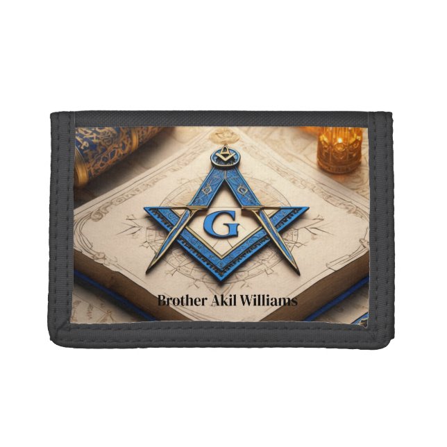 Freemason Tri-fold Wallet (Front)