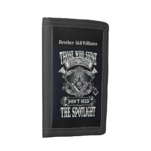 Freemason Tri-fold Wallet