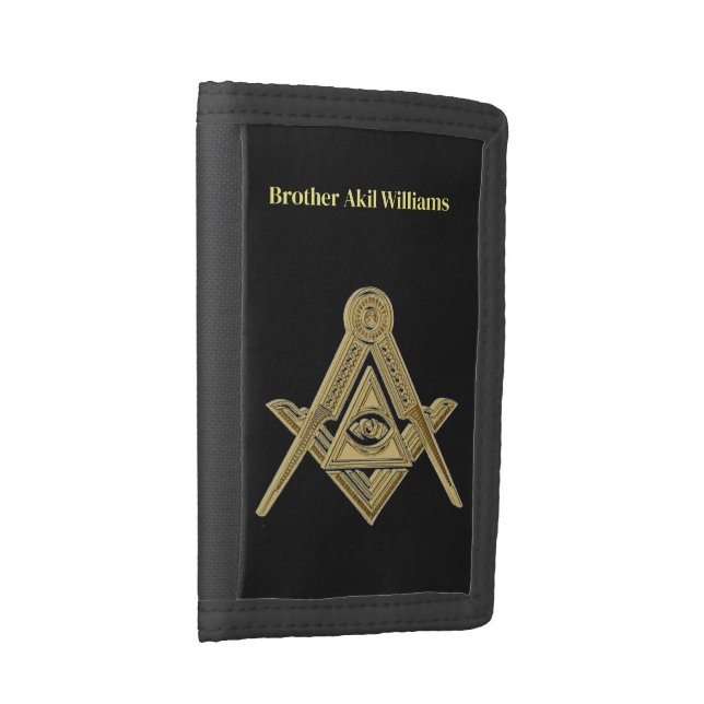 Freemason Tri-fold Wallet (Side)