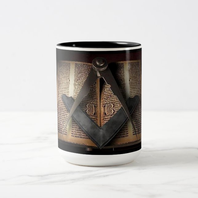 Freemason  Two-Tone coffee mug (Center)