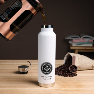 Freemason Unique Gifts   Personalized Insulated  Water Bottle