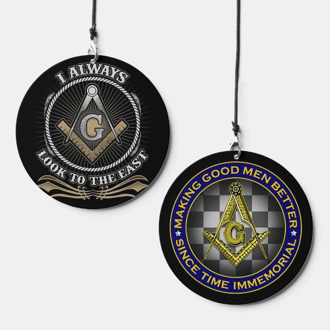 Freemason Wind Chime (Front & Back)