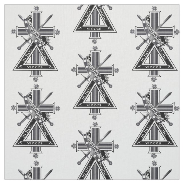 Freemasonic cross fabric (Swatch)