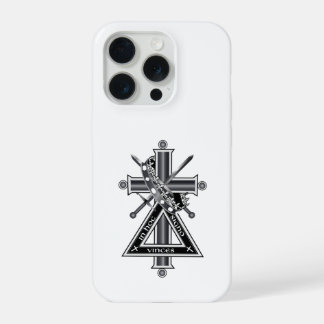 Freemasonic cross iPhone 15 pro case