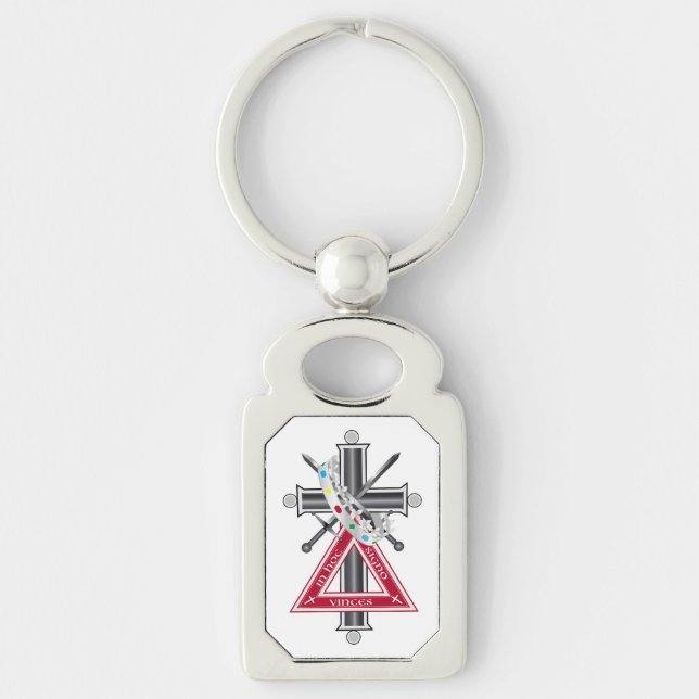 Freemasonic cross keychain (Front)