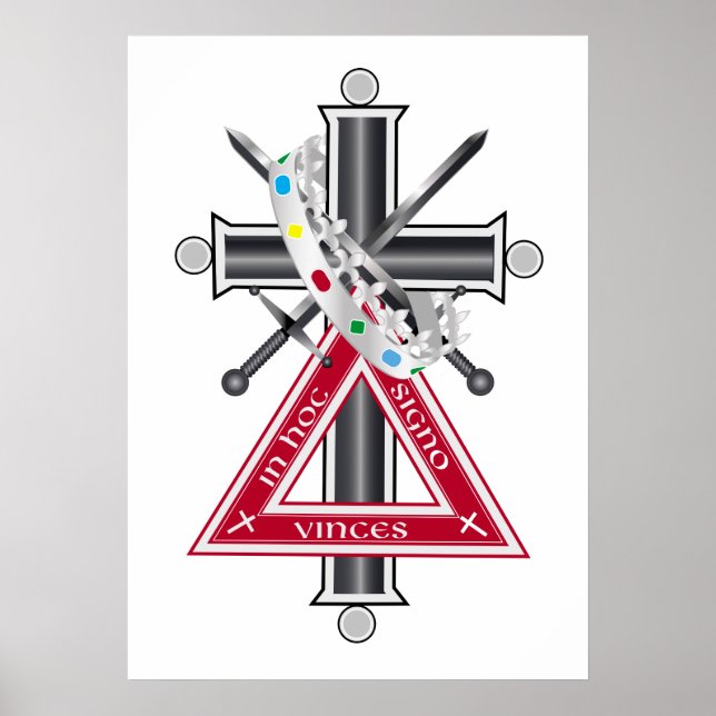 Freemasonic cross poster (Front)
