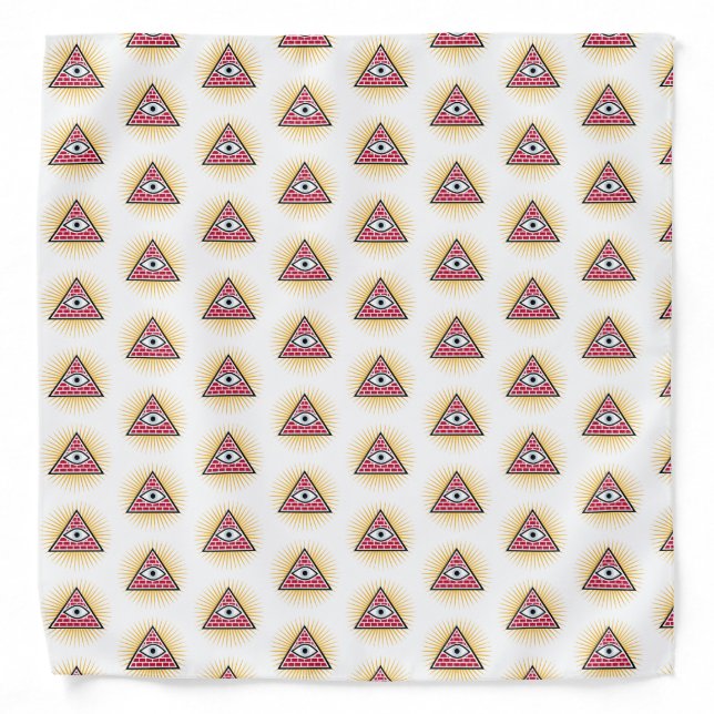 Freemasonic eye bandana (Front)
