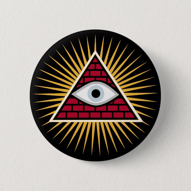 Freemasonic eye button (Front)