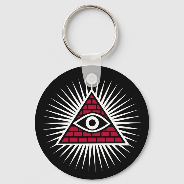 Freemasonic eye keychain (Front)