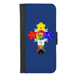 Freemasonic Rosy Cross iPhone 8/7 Wallet Case