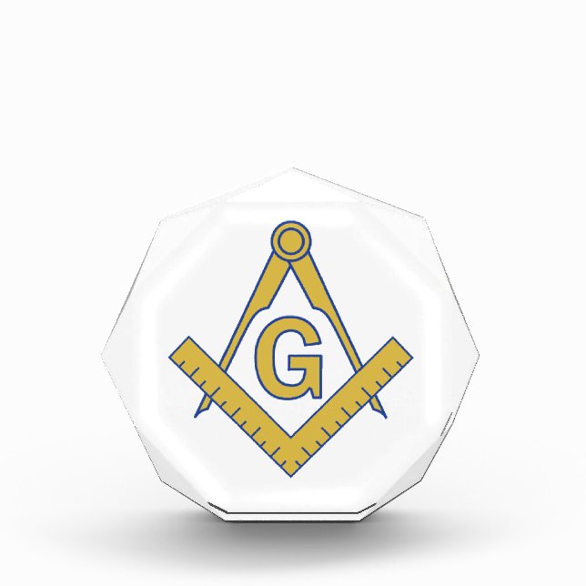 Freemasonry Acrylic Award (Front)