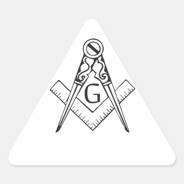 freemasonry.ai triangle sticker (Front)