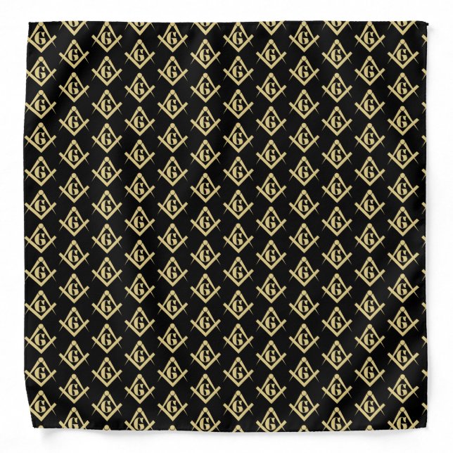 Freemasonry emblem bandana (Front)