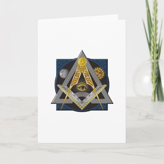 Freemasonry Emblem Card (Front)