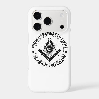 Freemasonry emblem iPhone 17 pro case