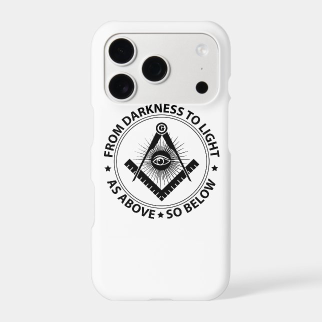 Freemasonry emblem Case-Mate iPhone case (Back)