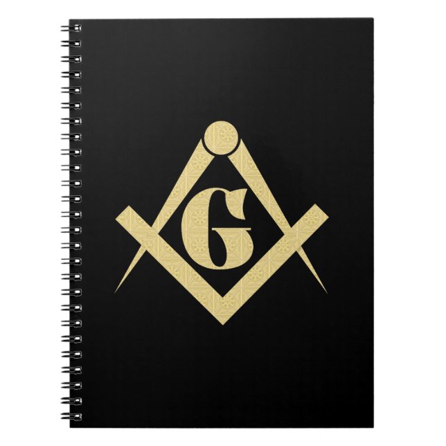 Freemasonry emblem notebook (Front)