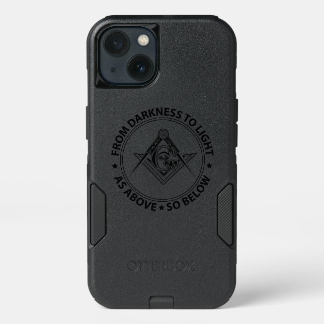 Freemasonry emblem otterbox iPhone case (Back)