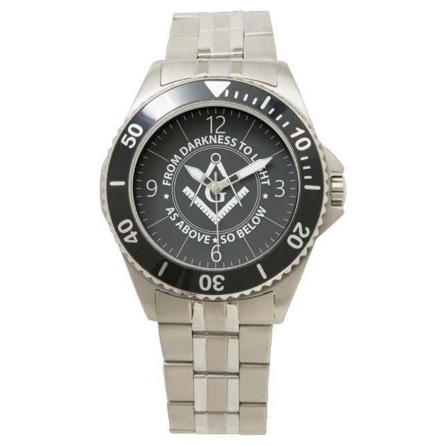 Freemasonry emblem watch (Front)