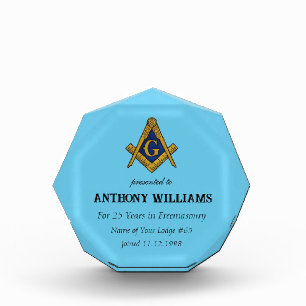Freemasonry Freemason Masonic  Acrylic Award