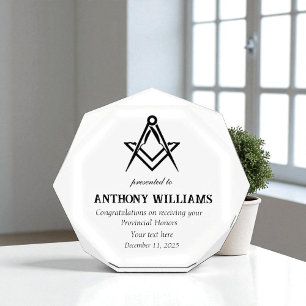 Freemasonry Freemason Masonic Acrylic Award