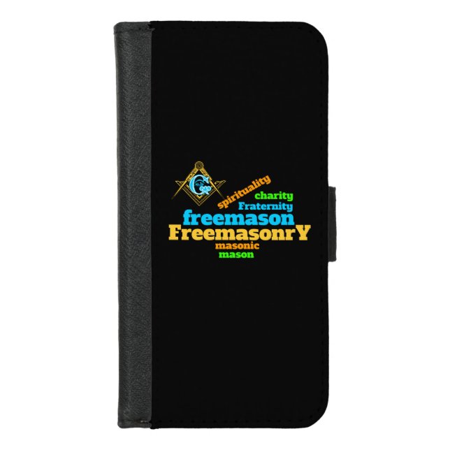 Freemasonry iPhone Wallet Case (Front)