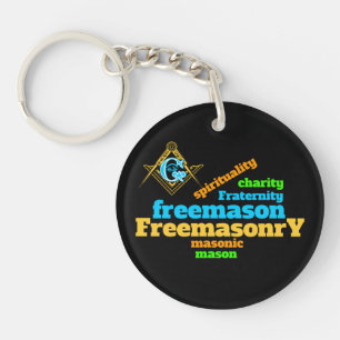 Freemasonry Keychain